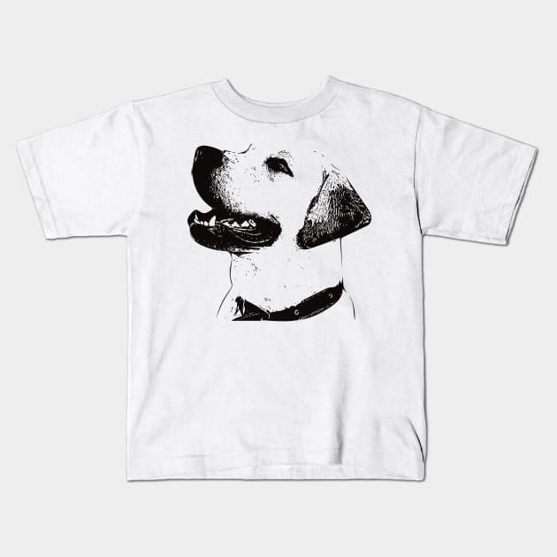 Labrador Retriever Face Design - A Lab Christmas Gift Kids T-Shirt by DoggyStyles